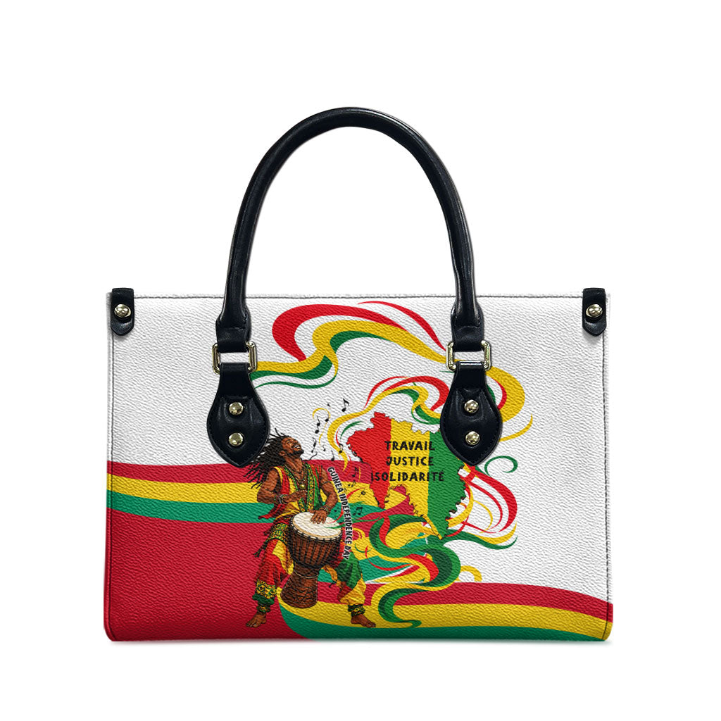 Guinea Independence Day Conakry Leather Bag African Flag Djembe Drum Freedom