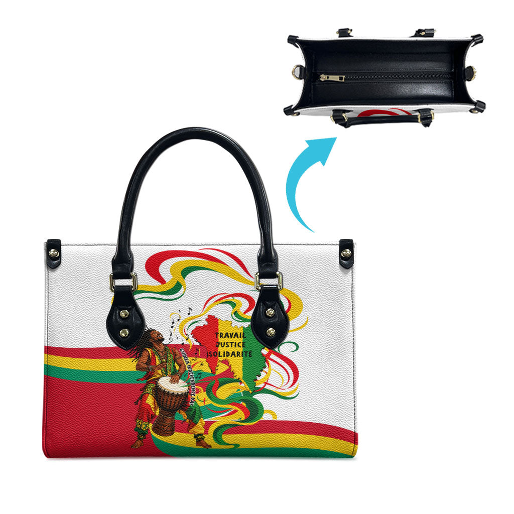 Guinea Independence Day Conakry Leather Bag African Flag Djembe Drum Freedom