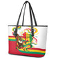 Guinea Independence Day Conakry Leather Tote Bag African Flag Djembe Drum Freedom