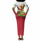 Guinea Independence Day Conakry Long Sleeve Bodycon Dress African Flag Djembe Drum Freedom
