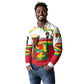 Guinea Independence Day Conakry Long Sleeve Polo Shirt African Flag Djembe Drum Freedom