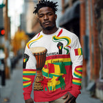 Guinea Independence Day Conakry Long Sleeve Shirt African Flag Djembe Drum Freedom