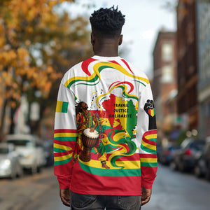 Guinea Independence Day Conakry Long Sleeve Shirt African Flag Djembe Drum Freedom