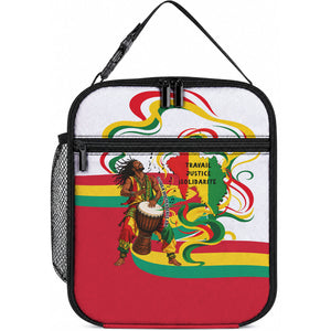 Guinea Independence Day Conakry Lunch Bag African Flag Djembe Drum Freedom