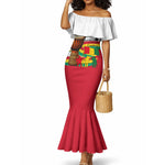 Guinea Independence Day Conakry Mermaid Dress African Flag Djembe Drum Freedom