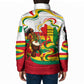 Guinea Independence Day Conakry Padded Jacket African Flag Djembe Drum Freedom