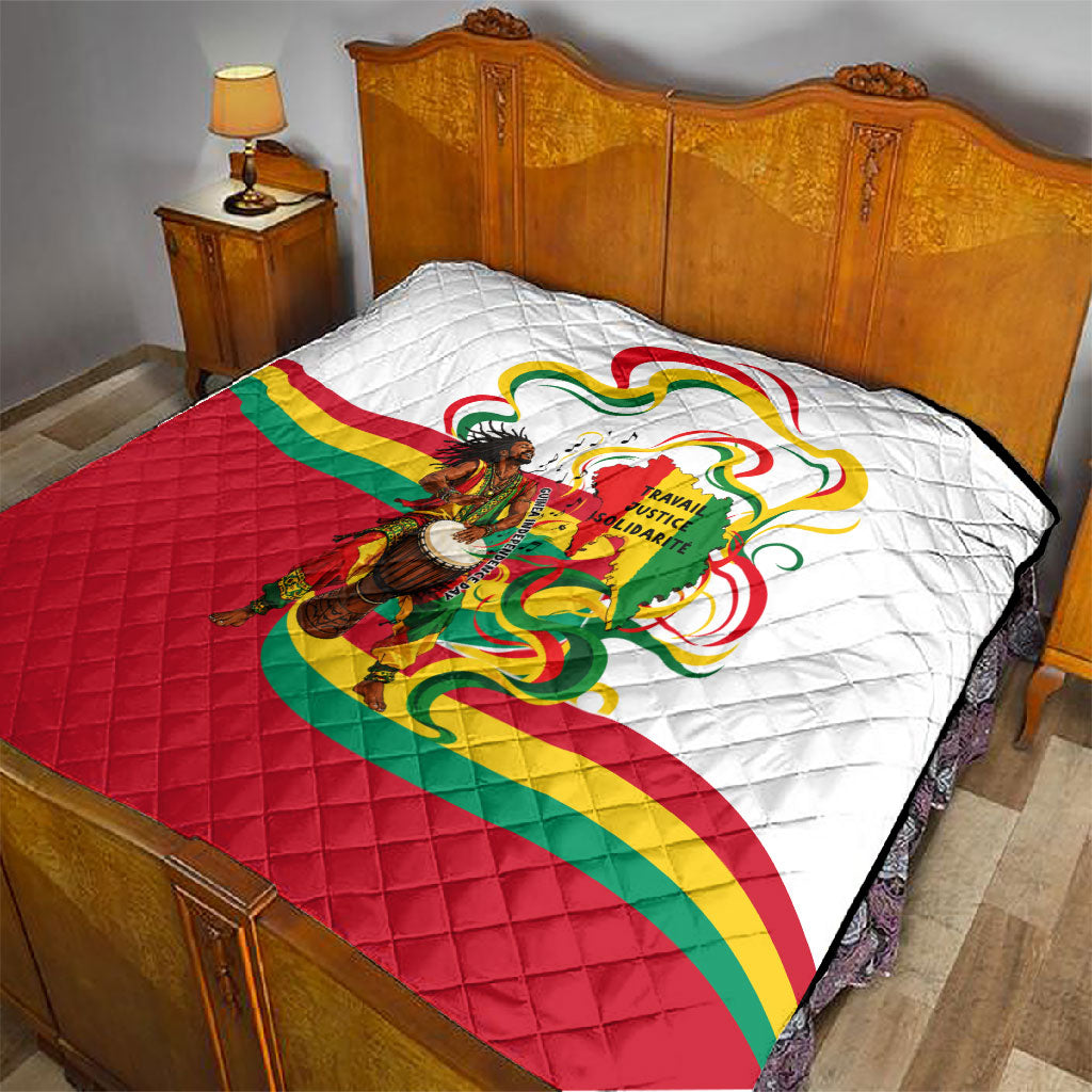 Guinea Independence Day Conakry Quilt African Flag Djembe Drum Freedom