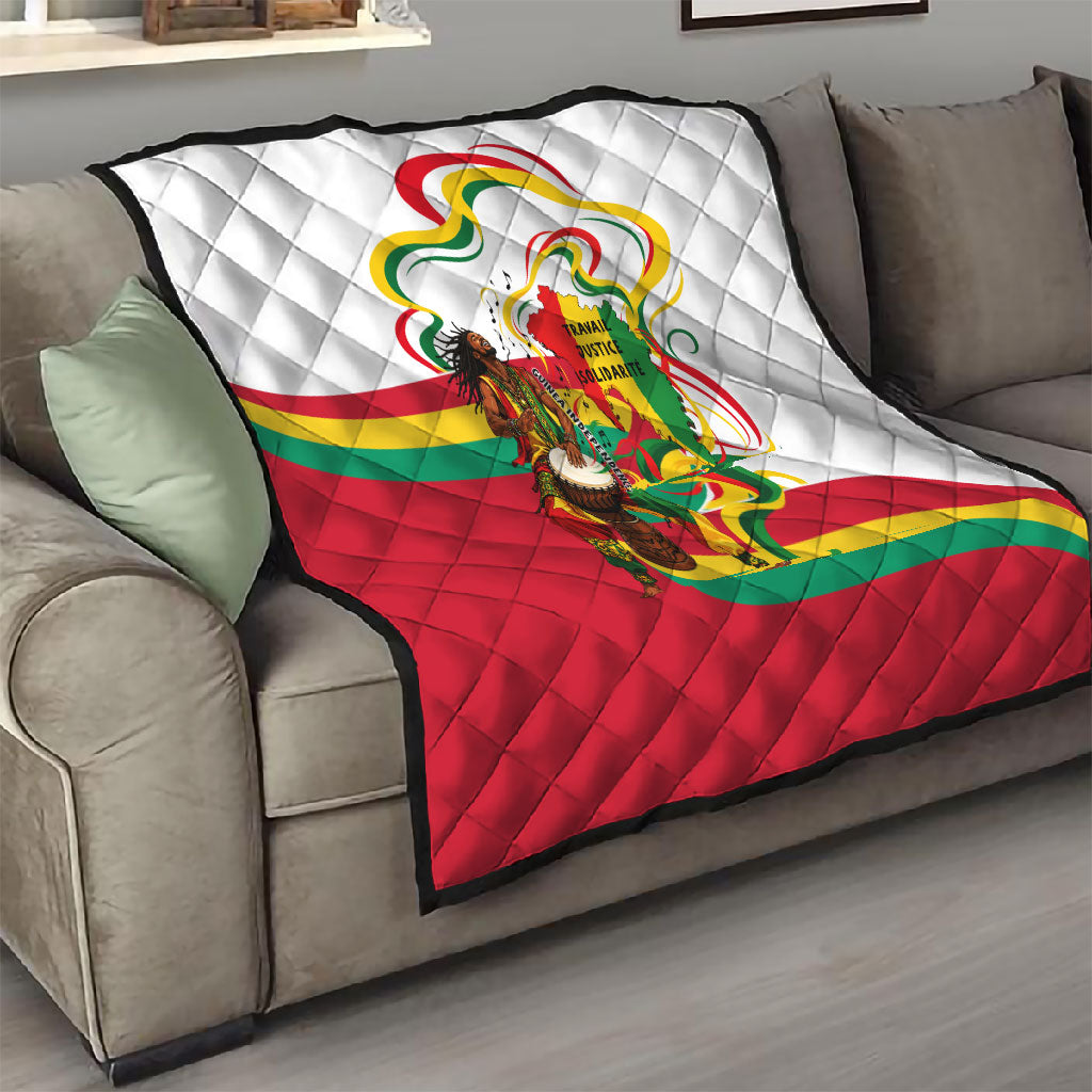 Guinea Independence Day Conakry Quilt African Flag Djembe Drum Freedom