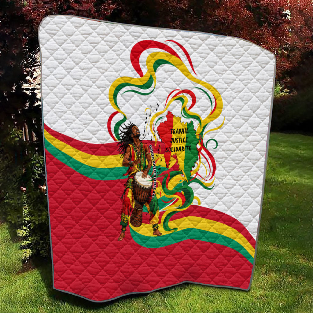 Guinea Independence Day Conakry Quilt African Flag Djembe Drum Freedom