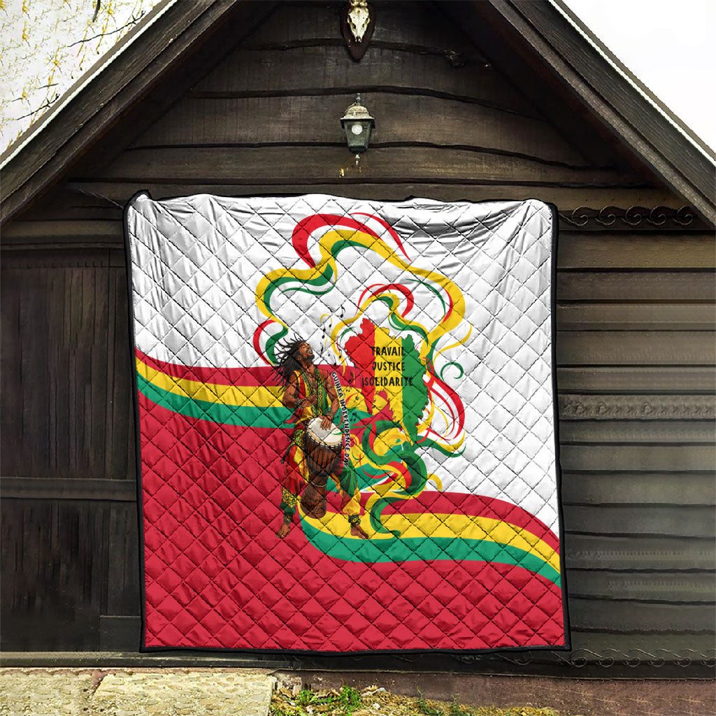 Guinea Independence Day Conakry Quilt African Flag Djembe Drum Freedom