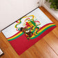 Guinea Independence Day Conakry Rubber Doormat African Flag Djembe Drum Freedom