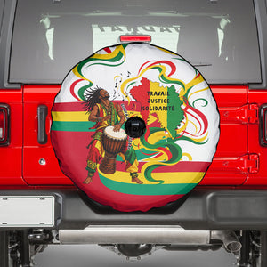 Guinea Independence Day Conakry Spare Tire Cover African Flag Djembe Drum Freedom