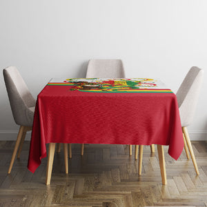 Guinea Independence Day Conakry Tablecloth African Flag Djembe Drum Freedom