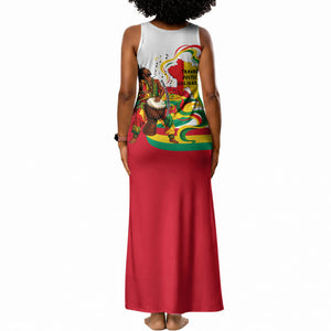 Guinea Independence Day Conakry Tank Maxi Dress African Flag Djembe Drum Freedom