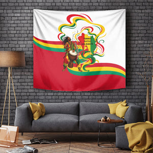 Guinea Independence Day Conakry Tapestry African Flag Djembe Drum Freedom