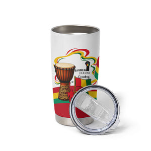 Guinea Independence Day Conakry Tumbler Cup African Flag Djembe Drum Freedom