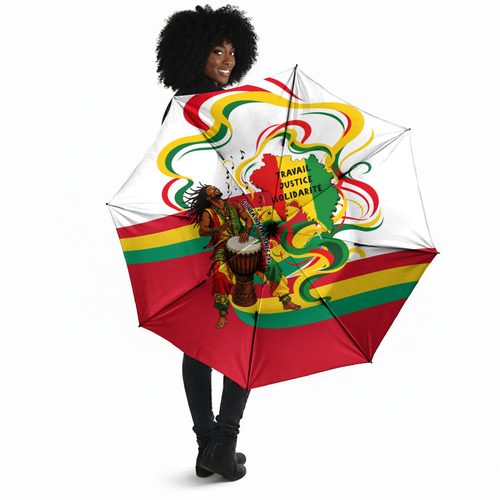 Guinea Independence Day Conakry Umbrella African Flag Djembe Drum Freedom