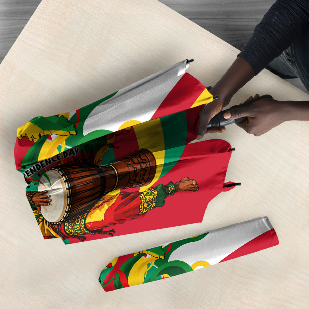 Guinea Independence Day Conakry Umbrella African Flag Djembe Drum Freedom