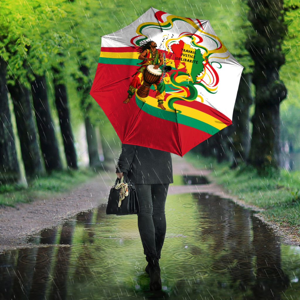 Guinea Independence Day Conakry Umbrella African Flag Djembe Drum Freedom