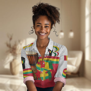 Guinea Independence Day Conakry Women Casual Shirt African Flag Djembe Drum Freedom