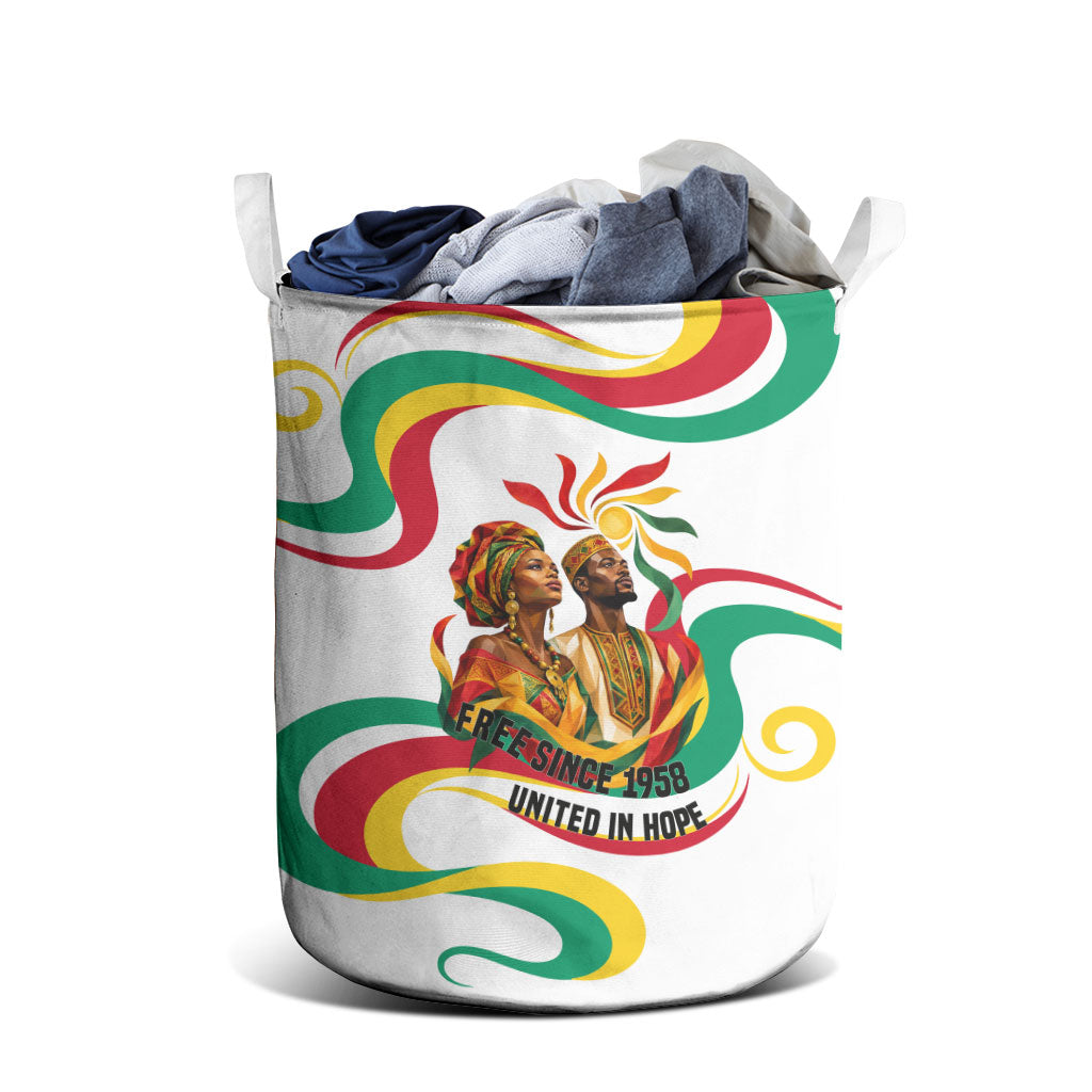 Guinea Independence Day 1958 Laundry Basket Guinee Independante Flag