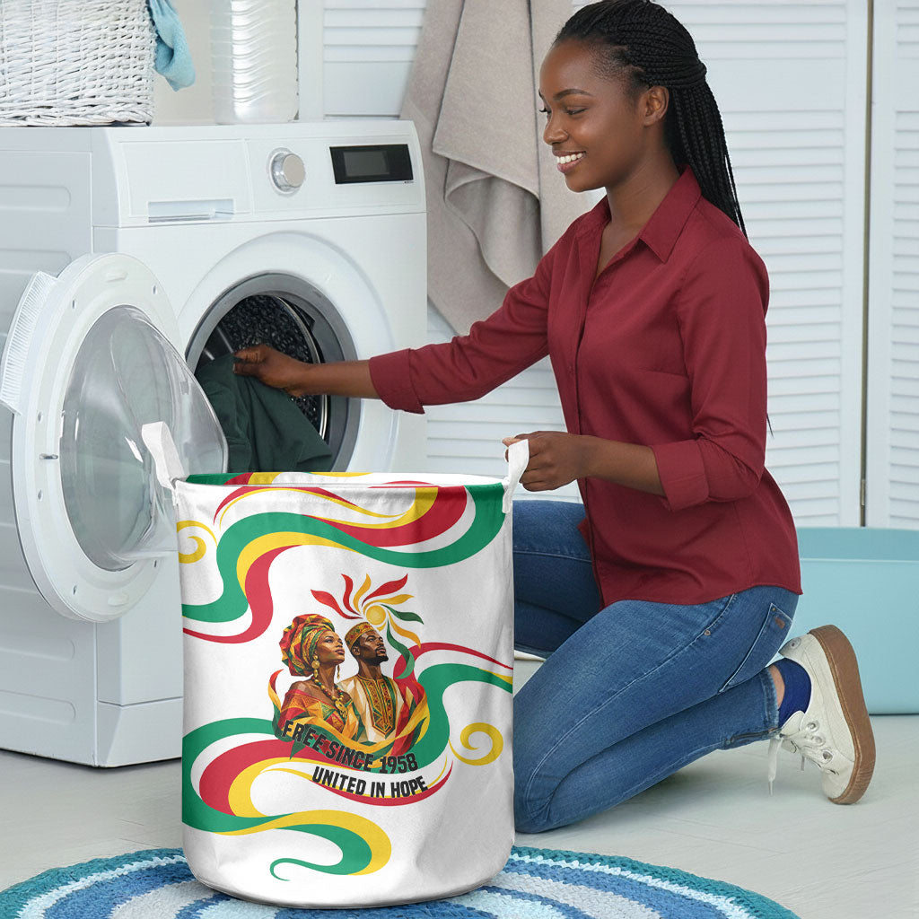Guinea Independence Day 1958 Laundry Basket Guinee Independante Flag