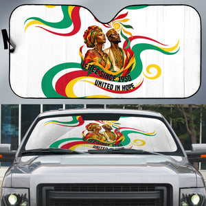 Guinea Independence Day 1958 Auto Sun Shade Guinee Independante Flag