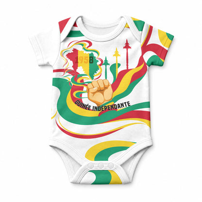 Guinea Independence Day 1958 Baby Onesie Guinee Independante Flag