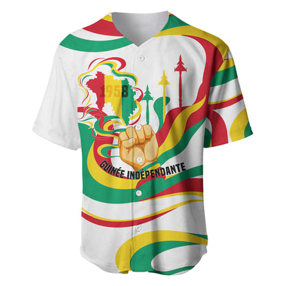 Guinea Independence Day 1958 Baseball Jersey Guinee Independante Flag
