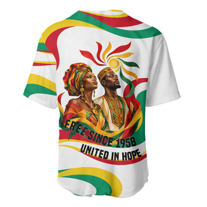Guinea Independence Day 1958 Baseball Jersey Guinee Independante Flag