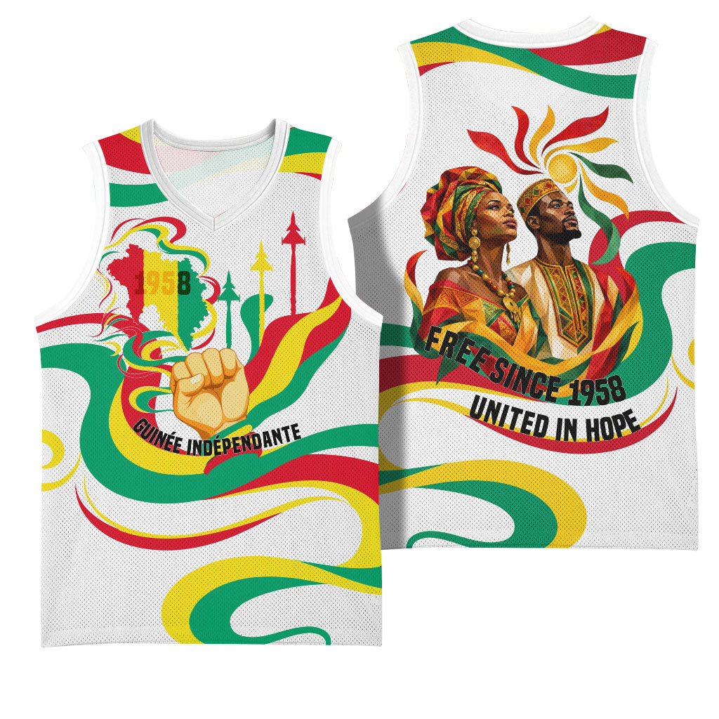 Guinea Independence Day 1958 Basketball Jersey Guinee Independante Flag