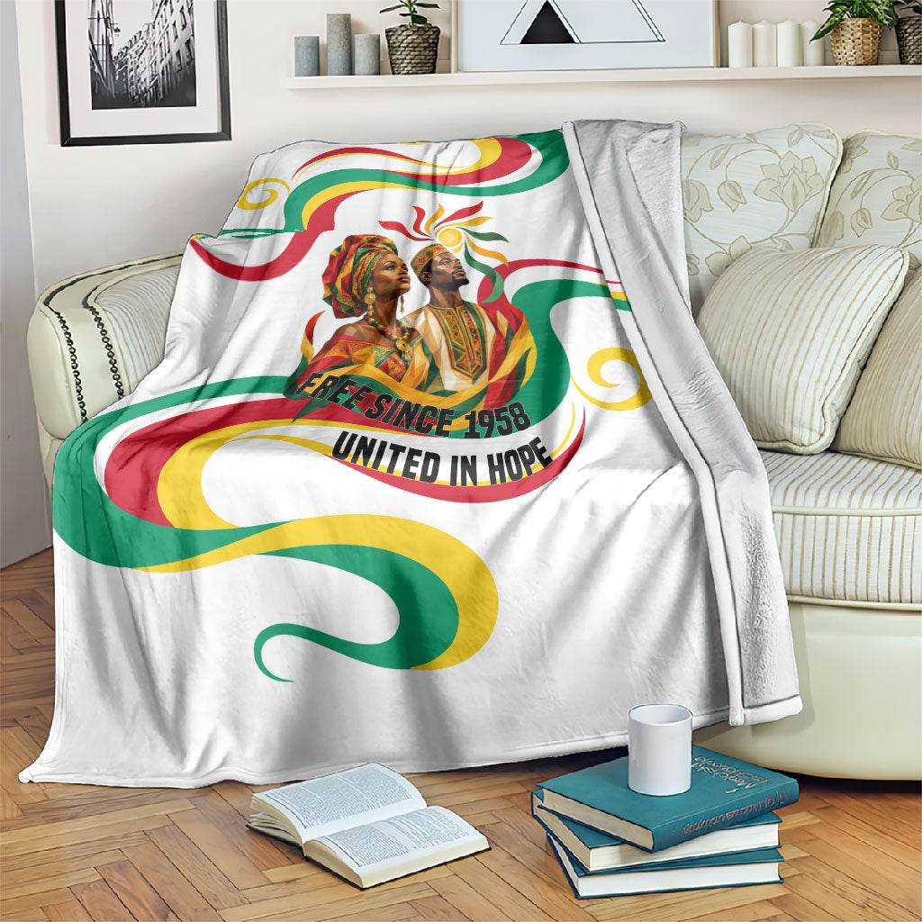 Guinea Independence Day 1958 Blanket Guinee Independante Flag