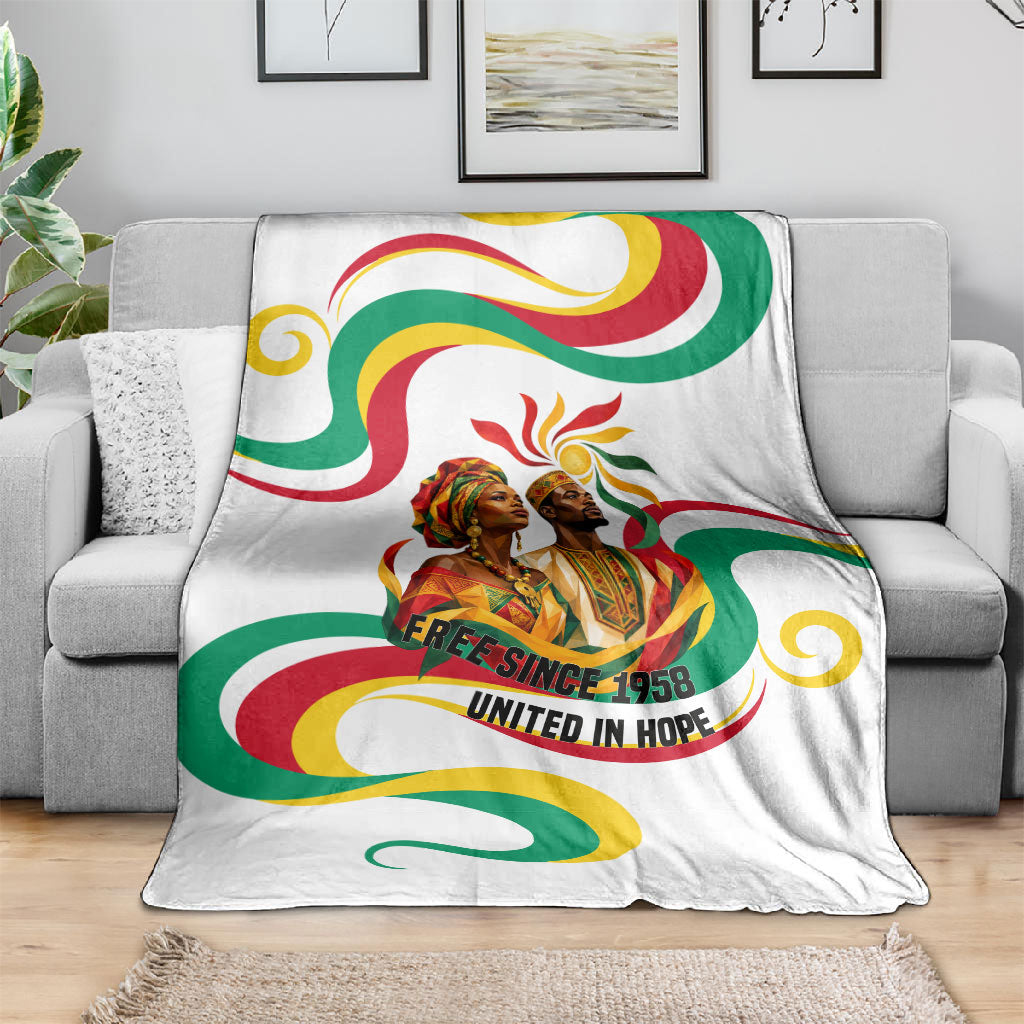 Guinea Independence Day 1958 Blanket Guinee Independante Flag