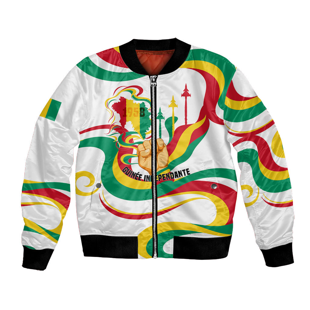 Guinea Independence Day 1958 Bomber Jacket Guinee Independante Flag