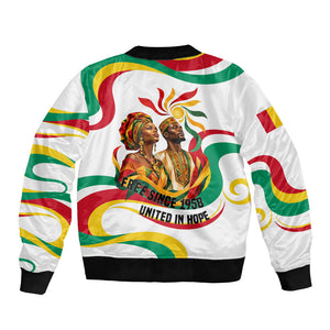 Guinea Independence Day 1958 Bomber Jacket Guinee Independante Flag