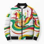 Guinea Independence Day 1958 Bomber Puffer Jacket Guinee Independante Flag