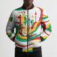 Guinea Independence Day 1958 Bomber Puffer Jacket Guinee Independante Flag