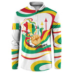 Guinea Independence Day 1958 Button Sweatshirt Guinee Independante Flag