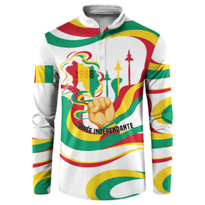 Guinea Independence Day 1958 Button Sweatshirt Guinee Independante Flag