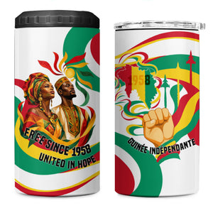 Guinea Independence Day 1958 4 in 1 Can Cooler Tumbler Guinee Independante Flag