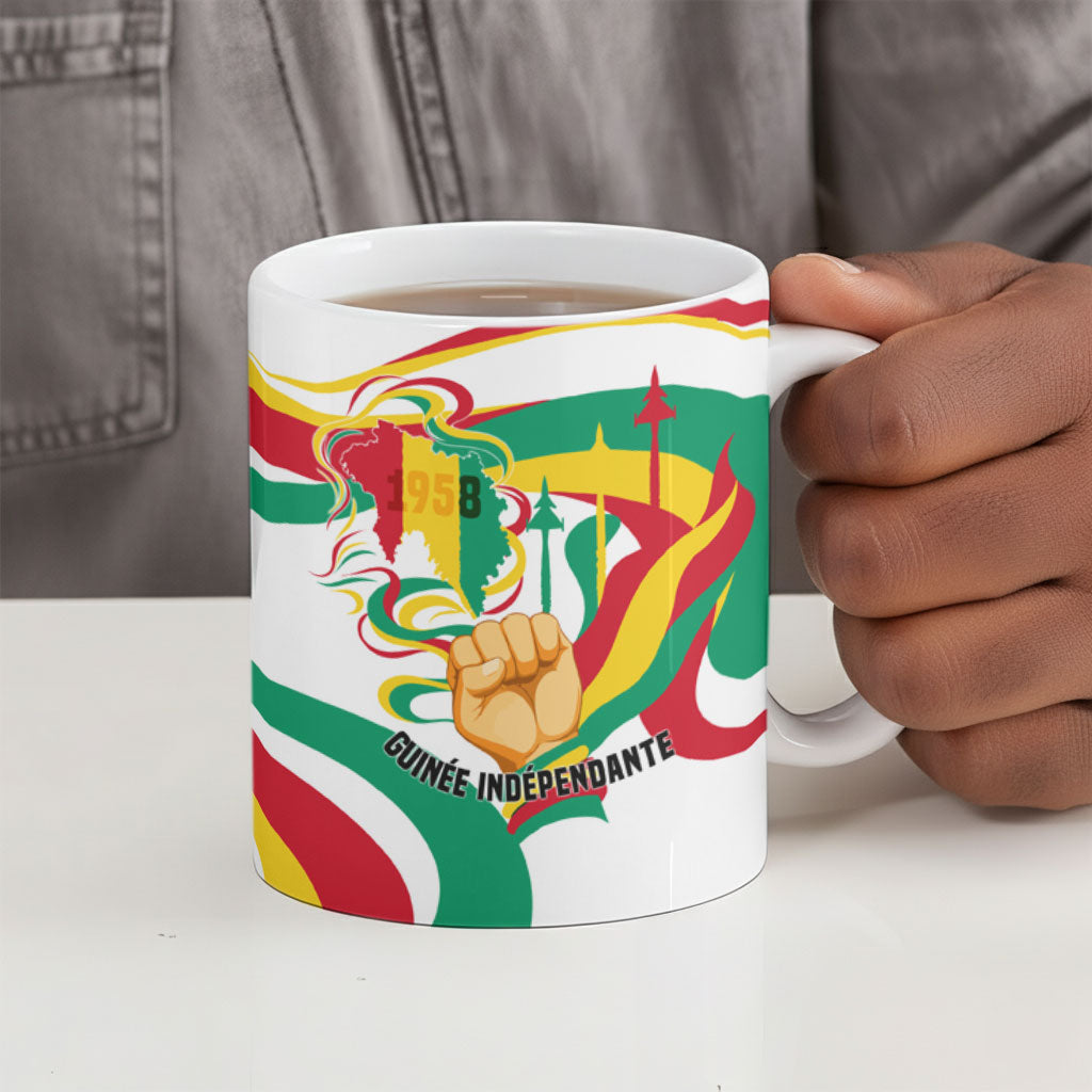Guinea Independence Day 1958 Ceramic Mug Guinee Independante Flag