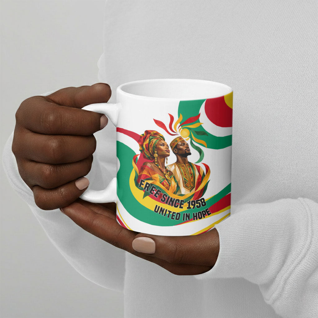 Guinea Independence Day 1958 Ceramic Mug Guinee Independante Flag