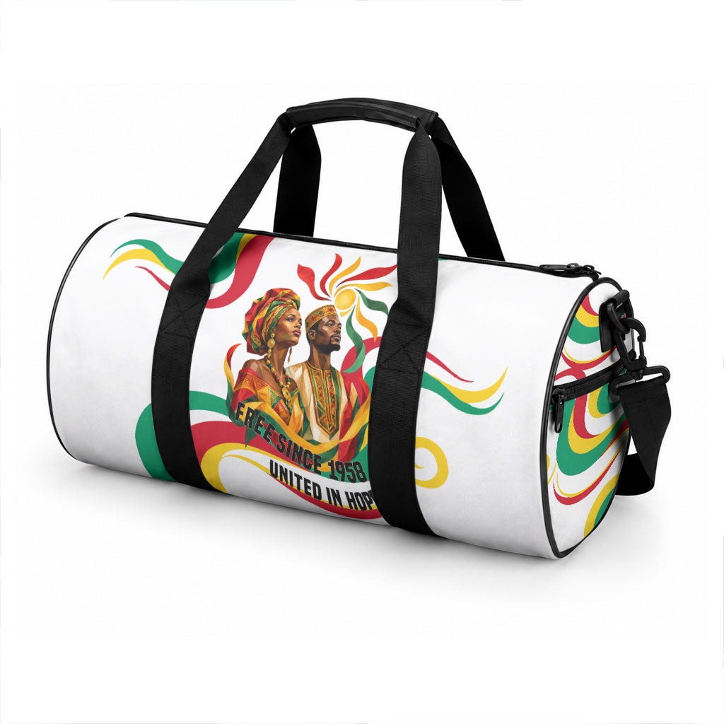 Guinea Independence Day 1958 Duffle Bag Guinee Independante Flag