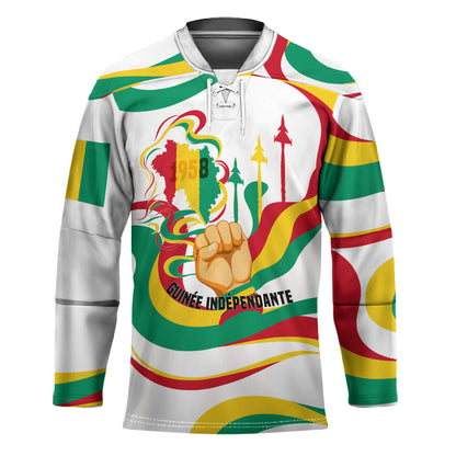 Guinea Independence Day 1958 Hockey Jersey Guinee Independante Flag