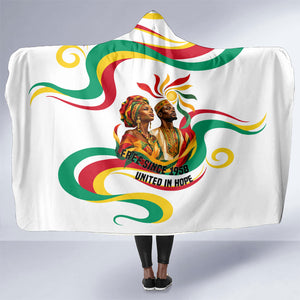 Guinea Independence Day 1958 Hooded Blanket Guinee Independante Flag