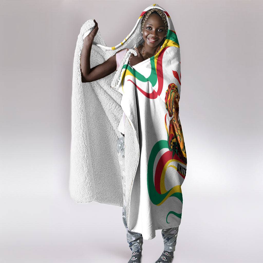 Guinea Independence Day 1958 Hooded Blanket Guinee Independante Flag
