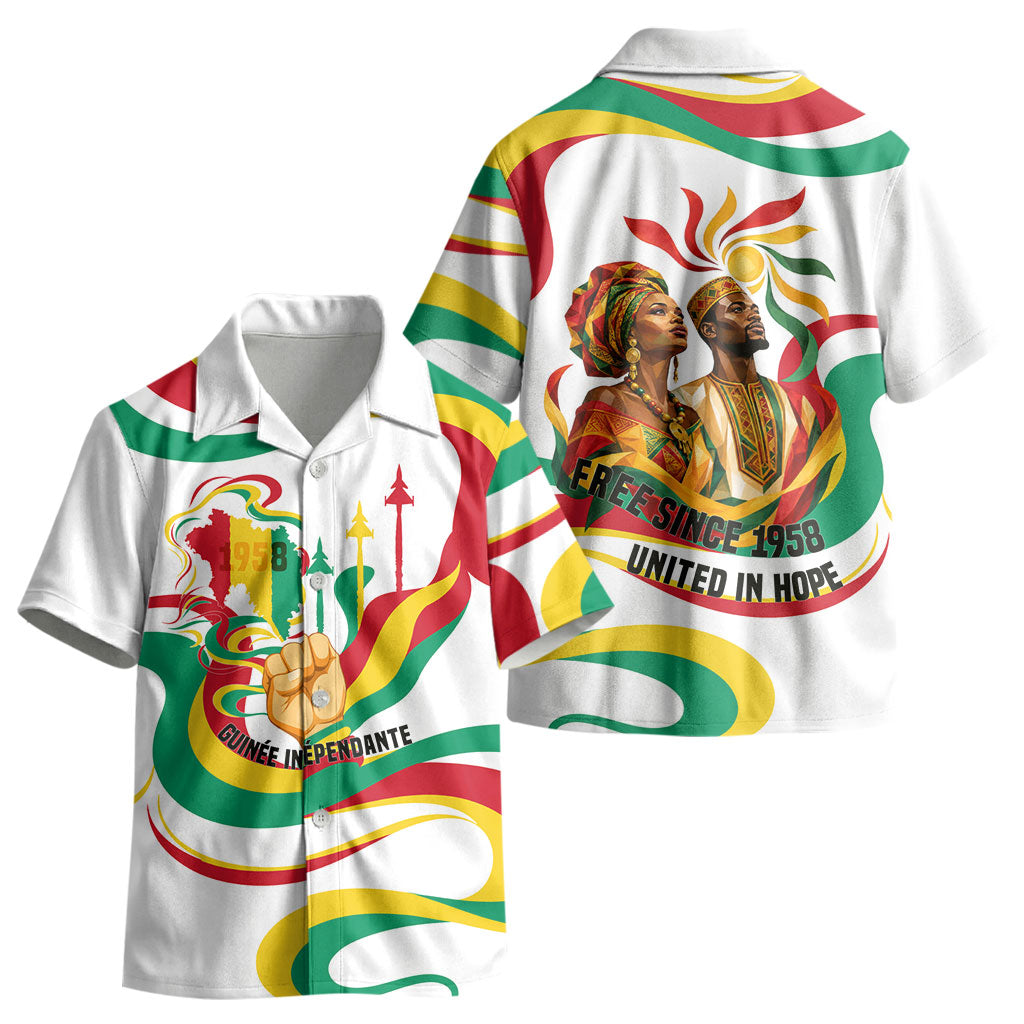 Guinea Independence Day 1958 Kid Hawaiian Shirt Guinee Independante Flag