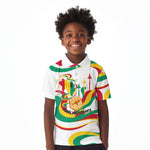 Guinea Independence Day 1958 Kid Polo Shirt Guinee Independante Flag