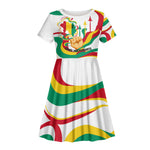 Guinea Independence Day 1958 Kid Short Sleeve Dress Guinee Independante Flag