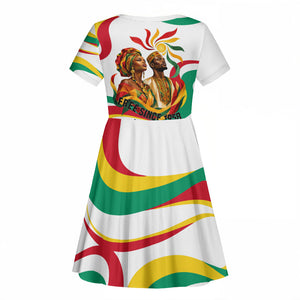 Guinea Independence Day 1958 Kid Short Sleeve Dress Guinee Independante Flag